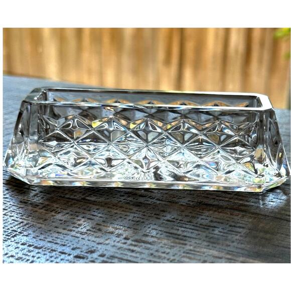 Waterford Crystal Westover Vintage Business Card Holder-Excellent - Picture 1 of 6